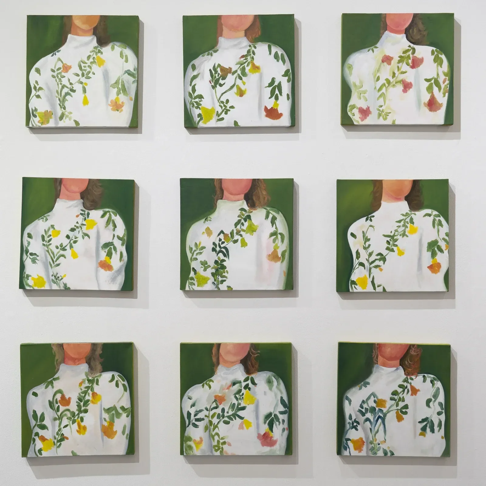 Nine Variations of a Floral Dress